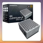 Montech Century II 750W 80 PLUS Gold ATX 3.1 Fully Modular PSU, Silver image