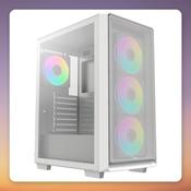 Ocypus Gamma C60 ARGB Mid-Tower PC Case, White, Tempered Glass image