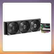 Ocypus Sigma L36 PRO 360 mm AIO Liquid CPU Cooler with 3.5" IPS Display, Black image