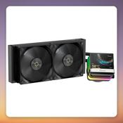 Ocypus Sigma L24 PRO 240 mm AIO Liquid CPU Cooler with 3.5" IPS Display, Black image
