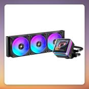 Ocypus Sigma L36 EX ARGB 360 mm AIO CPU Liquid Cooler with 3.95" IPS Display, Black image