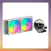 Ocypus Sigma L24 ARGB 240 mm AIO Liquid CPU Cooler with 2.4" IPS Display, White image