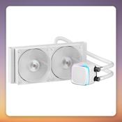 Ocypus Iota L24 240 mm AIO Liquid CPU Cooler, White, ARGB, Digital Display image