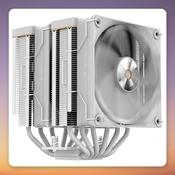 Ocypus Iota A62 120 mm Dual Tower CPU Air Cooler, White, 260W TDP image