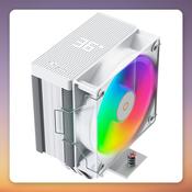 Ocypus Gamma A40 ARGB Digital 100 mm Single Tower CPU Cooler, White image