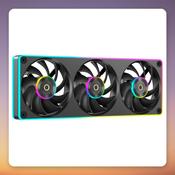 Ocypus Sigma F36 ARGB 3x120 mm PWM Fan, Black, 365 mm, FDB, 2200 RPM image