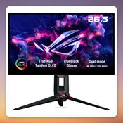 Asus ROG Swift OLED PG27UCWM 26.5" 4K 240Hz/1080p 480Hz Dual Mode QD-OLED Gaming Monitor image
