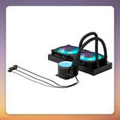 Fractal Design Radius 240 RGB 240 mm AIO CPU Liquid Cooler, Black image