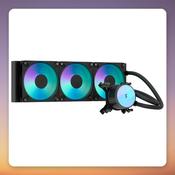 Fractal Design Radius 360 RGB 360 mm AIO Liquid CPU Cooler, Black image