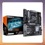 Gigabyte B550 X EAGLE ATX Motherboard, AM4, AMD B550, DDR4, 2.5GbE