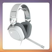 Corsair HS80 RGB USB Wired Gaming Headset, 7.1 Surround, White