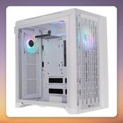 Thermaltake CTE C700 TG ARGB E-ATX Mid-Tower Case, Snow White, Tempered Glass image