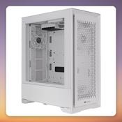 Thermaltake CTE T500 Air Snow E-ATX Full Tower Case, White, Tempered Glass image