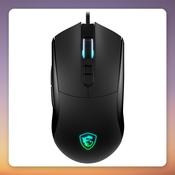 MSI Forge GM320 RGB Wired Gaming Mouse, 12800 DPI, Black image
