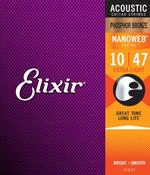 ELIXIR NANOWEB ACOUSTIC PHOSPHER BRONZE 10-47 image