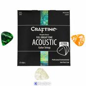 CRAFTINE ACOUSTIC GUITAR STRINGS - LIGHT image