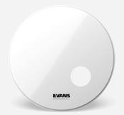EVANS 22'' RESONANT SMOOTH WHITE DRUMHEAD image