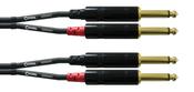 CORDIAL CFU 6 PP TWIN JACK CABLE