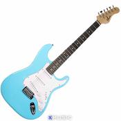 FORDE S-TYPE ELECTRIC GUITAR, TURQUOISE