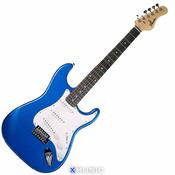 FORDE S-TYPE ELECTRIC GUITAR, METALLIC BLUE