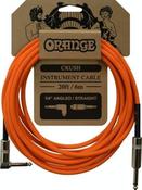 ORANGE CRUSH 20FT ANGLED TO STRAIGHT GUITAR CABLE image
