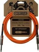 ORANGE CRUSH 10FT STRAIGHT TO STRAIGHT GUITAR CABLE image