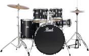 PEARL ROADSHOW 22 10 12 16 JET BLACK DRUM KIT