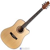 CRAFTINE CD11C DREADNOUGH ACOUSTIC GUITAR W/CUTAWAY + GIGBAG image