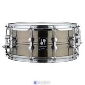 SONOR KOMPRESSOR 14x6.5 BRASS NICKEL PLATED SNARE DRUM image