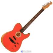 FENDER LIMITED EDITION ACOUSTASONIC PLAYER TELECASTER, FIESTA RED image