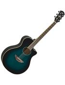 YAMAHA APX600 ACOUSTIC GUITAR, ORIENTAL BLUE BURST image