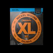 D'ADDARIO NICKEL XL BASS STRINGS, LONG SCALE, 5 STRINGS image