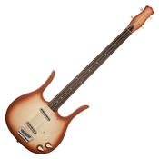 DANELECTRO DL58 LONGHORN VINTAGE STYLE ELECTRIC BASS, COPPERBURST image