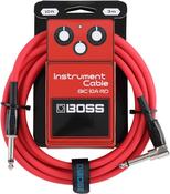 BOSS 10FT/3M STRAIGHT TO ANGLE CABLE RED