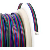 RGB LED Strip 4 Core Cable 4 x 0.32mm (Meter)