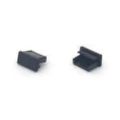 MINI U-LINE Set of End Caps, Black