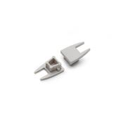 MIKRO10 LED Profile Grey End Caps, Set