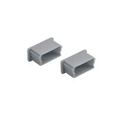 MINI U-LINE Set of End Caps, Grey
