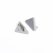 CABI12 LED Profile Grey End Caps, Set