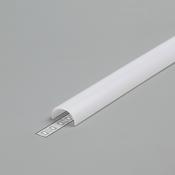 LED Profile Curved Cover Click "D" Diffuser, Opal