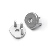 PEN8 LED Profile Silver End Caps, Set