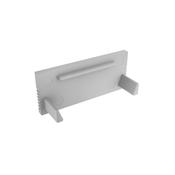 XL U-LINE XL Plaster-In Set of End Caps, Grey