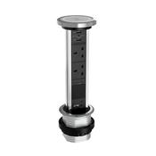 SensioPod M Motorised Bluetooth Pop Up Socket,  Aluminum Top image