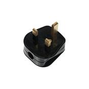Click 13A Fused Plugtop Black