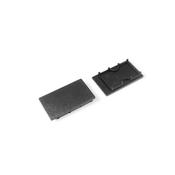 LINEA20 Profile "E7" Black End Caps, Set