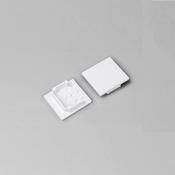 LINEA20 Profile White End Caps, Set