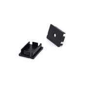 VIVO Surface D-Line Profile Black End Caps, Set