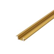 XL MINI U-LINE Gold Recessed Aluminium Profile, 2 Meters