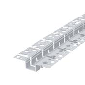 Plaster-In Flexi D-Line Aluminium Profile, 2 Meters