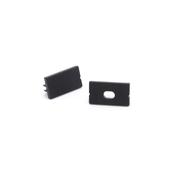 ELEVA Surface D-Line Profile Black End Caps, Set